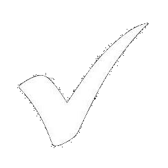 white check mark